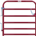 Gate Cattle 4' 6 Rail 2" Red