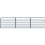 Gate Utility 18' 6 Rail Gray