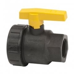 Ball Valve 1-1/4" Union Single Poly