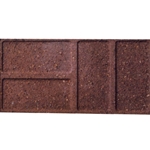 Block Patio Brickface Red 8"X16"