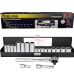 Socket Set Metric 3/8" Drive 22 pc.