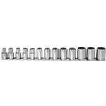Socket Set 1/2" Metric 14 pc.