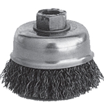 Brush Cup 3" Crimped M10 X 1.50