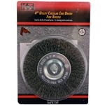 Brush 4" Circ End Fine Hex