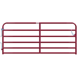 Gate Cattle 10' 6 Rail 2" Red