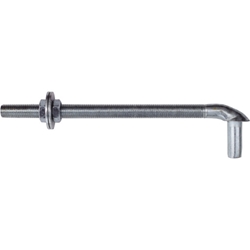 Hook Bolt 3/4"X12" Plated