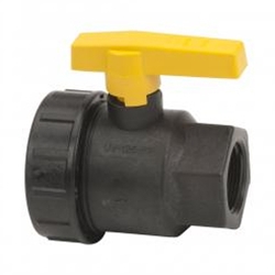 Ball Valve 1-1/4" Union Single Poly