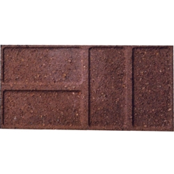 Block Patio Brickface Red 8"X16"