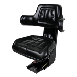 Seat Tractor With Adjacent Suspender 5POS Black