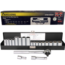 Socket Set Metric 3/8" Drive 22 pc.