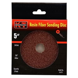 Disc Sanding 5" 24 Grit 3pk