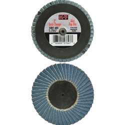 Disc Mini Flap 3" 80 Grit Blu Zi