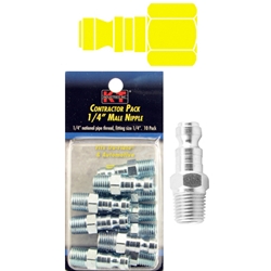 Nipple 1/4" X 1/4" Male NPT 10 PK