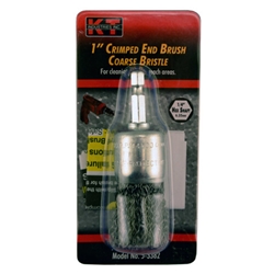 Brush 1" Crimped End Coarse Hex