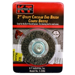 Brush 2" Circular End Coarse Hex